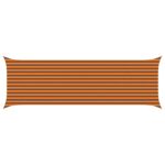 vidaXL Slnečná plachta Oranžová a hnedá 6 x 2 m 100% polyester Oxford – Obrázok 2