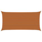 vidaXL Slnečná plachta Oranžová a hnedá 6 x 3 m 100% polyester Oxford – Obrázok 2