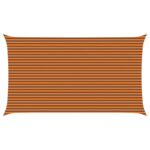 vidaXL Slnečná plachta Oranžová a hnedá 7 x 4 m 100% polyester Oxford – Obrázok 2
