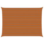 vidaXL Slnečná plachta Oranžová a hnedá 7 x 5 m 100% polyester Oxford – Obrázok 2