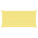 vidaXL Slnečná plachta Žltá a biela 5 x 2,5 m 100% polyester Oxford – Obrázok 2