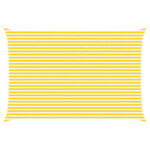 vidaXL Slnečná plachta Žltá a biela 6 x 4 m 100% polyester Oxford – Obrázok 2