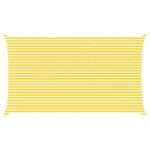 vidaXL Slnečná plachta Žltá a biela 7 x 4 m 100% polyester Oxford – Obrázok 2