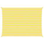 vidaXL Slnečná plachta Žltá a biela 7 x 5 m 100% polyester Oxford – Obrázok 2