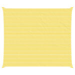 vidaXL Slnečná plachta Žltá a biela 7 x 6 m 100% polyester Oxford – Obrázok 2