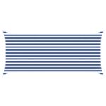 vidaXL Slnečná plachta Modrá a biela 4,5 x 2 m 100% polyester Oxford – Obrázok 2