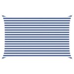 vidaXL Slnečná plachta Modrá a biela 4 x 2,5 m 100% polyester Oxford – Obrázok 2
