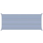 vidaXL Slnečná plachta Modrá a biela 6 x 2,5 m 100% polyester Oxford – Obrázok 2
