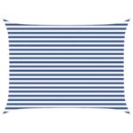 vidaXL Slnečná plachta Modrá a biela 4 × 3 m 100% polyester Oxford – Obrázok 2
