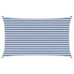 vidaXL Slnečná plachta Modrá a biela 5 x 3 m 100% polyester Oxford – Obrázok 2
