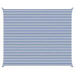 vidaXL Slnečná plachta Modrá a biela 6 x 5 m 100% polyester Oxford – Obrázok 2