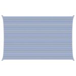 vidaXL Slnečná plachta Modrá a biela 8 x 5 m 100% polyester Oxford – Obrázok 2