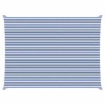 vidaXL Slnečná plachta Modrá a biela 8 x 6 m 100% polyester Oxford – Obrázok 2