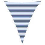 vidaXL Slnečná plachta Modrá a biela 4 x 5 x 5 m 100% polyester Oxford – Obrázok 2