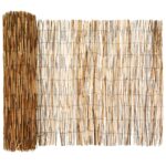 vidaXL Záhradný plot Karbonizovaný 1000 x 90 cm Rákosie – Obrázok 2
