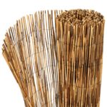 vidaXL Záhradný plot Karbonizovaný 1000 x 90 cm Rákosie – Obrázok 6