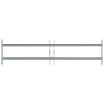 vidaXL Bezpečnostná mreža na okná s 2 priečkami 3 pcs 630-1140 mm – Obrázok 3