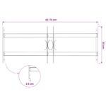 vidaXL Bezpečnostná mreža na okná s 2 priečkami 43-74 cm – Obrázok 6