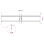 vidaXL Bezpečnostná mreža na okná s 2 priečkami 63-114 cm – Obrázok 6