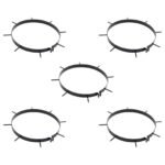 vidaXL Svorka na aerátor s hrotmi 5 pcs Ø 320 mm Oceľ