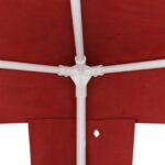 vidaXL Párty stan Červená 600 x 300 x 255 cm PE a oceľ – Obrázok 5