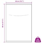 vidaXL Tkaninové vrecia 50 pcs Biela 50 x 80 cm PP – Obrázok 11