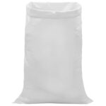 vidaXL Tkaninové vrecia 50 pcs Biela 80 x 125 cm PP – Obrázok 2