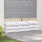 vidaXL Tkaninové vrecia 100 pcs Biela 60 x 100 cm PP
