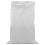 vidaXL Tkaninové vrecia 100 pcs Biela 65 x 115 cm PP – Obrázok 2