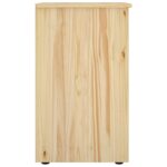 vidaXL Skrinkový Hnedá 34 x 39 x 61,5 cm Masívne borovicové drevo – Obrázok 5