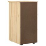 vidaXL Skrinkový Hnedá 34 x 39 x 61,5 cm Masívne borovicové drevo – Obrázok 6