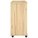 vidaXL Koliesková skriňa s kolesom Hnedá 63,5 x 39 x 79 cm – Obrázok 5