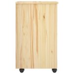 vidaXL Koliesková skriňa s kolesom Hnedá 63,5 x 39 x 65,5 cm – Obrázok 5