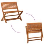 vidaXL Detská lavica Hnedá 61 x 38 x 57 cm Masívne eukalyptové drevo – Obrázok 7
