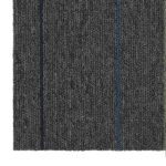 vidaXL Kobercová dlaždica Stredne šedá s pruhmi 50 x 50 cm 20 pcs – Obrázok 6