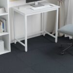 vidaXL Kobercová dlaždica Modrá Sivá 50 x 50 cm 4 pcs PP a Bitúmen – Obrázok 4