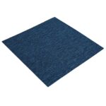 vidaXL Kobercová dlaždica Modrá 50 x 50 cm 4 pcs PP a Bitúmen – Obrázok 2