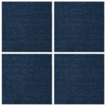 vidaXL Kobercová dlaždica Modrá 50 x 50 cm 4 pcs PP a Bitúmen – Obrázok 3