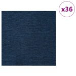 vidaXL Kobercová dlaždica Modrá 50 x 50 cm 36 pcs PP a Bitúmen – Obrázok 3