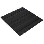 vidaXL Kobercová dlaždica Prúžkovaná svetlosivá 50 x 50 cm 36 pcs – Obrázok 2