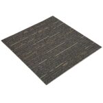 vidaXL Kobercová dlaždica Pruhovaná Svetlo Hnedá 50 x 50 cm 4 pcs – Obrázok 2
