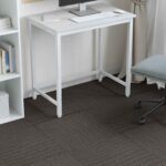 vidaXL Kobercová dlaždica Pruhovaná tmavohnedá 50 x 50 cm 36 pcs – Obrázok 4