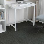 vidaXL Kobercová dlaždica Pruhovaná svetlozelená 50 x 50 cm 4 pcs – Obrázok 4