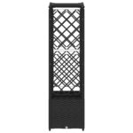 vidaXL Vyvýšený záhon s mriežkou a strechou Čierna 164 x 40 x 138 cm – Obrázok 5