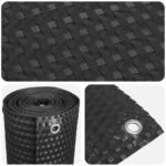 vidaXL Balkónová Clona s Očkami Čierna – Obrázok 4