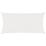 vidaXL Plachta na tienenie Biela 2,5 x 6 m HDPE