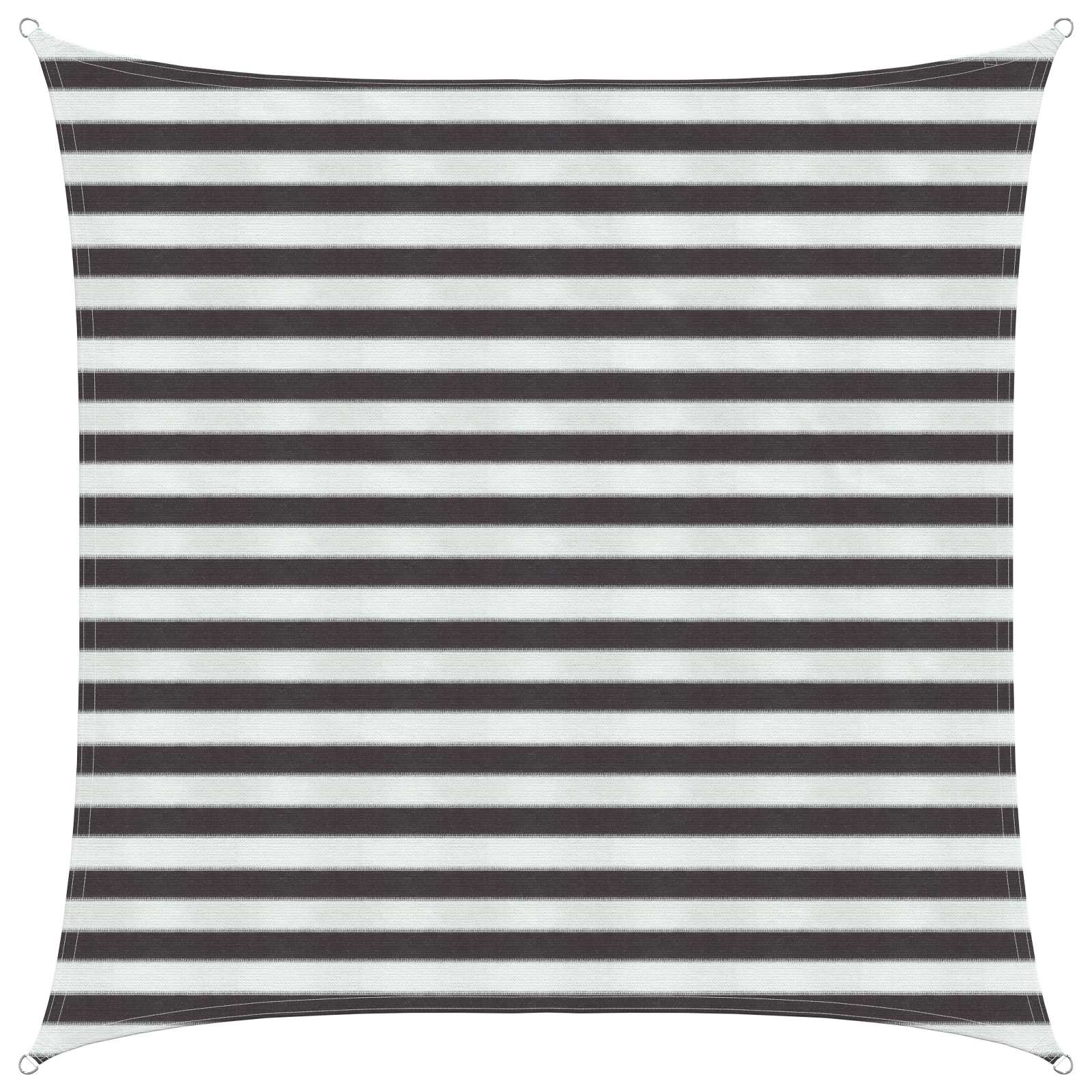 42032748_1.jpg vidaXL Plachta na tienenie Antracitová a biela 2 x 2 m HDPE – Obrázok 1
