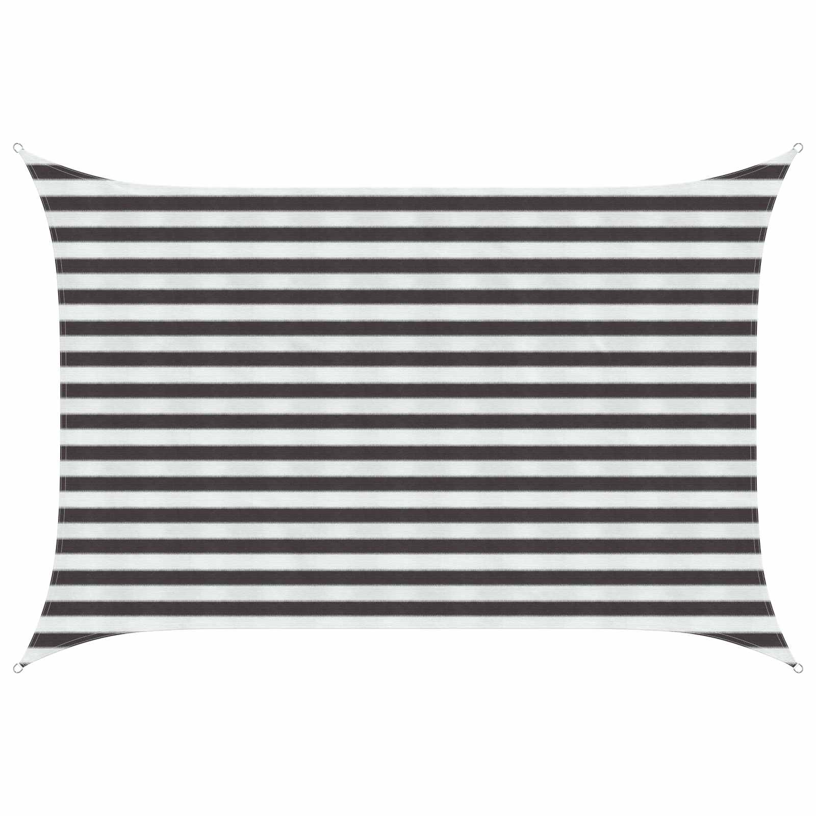 42032758_1.jpg vidaXL Plachta na tienenie Antracitová a biela 2 x 3 m HDPE – Obrázok 1