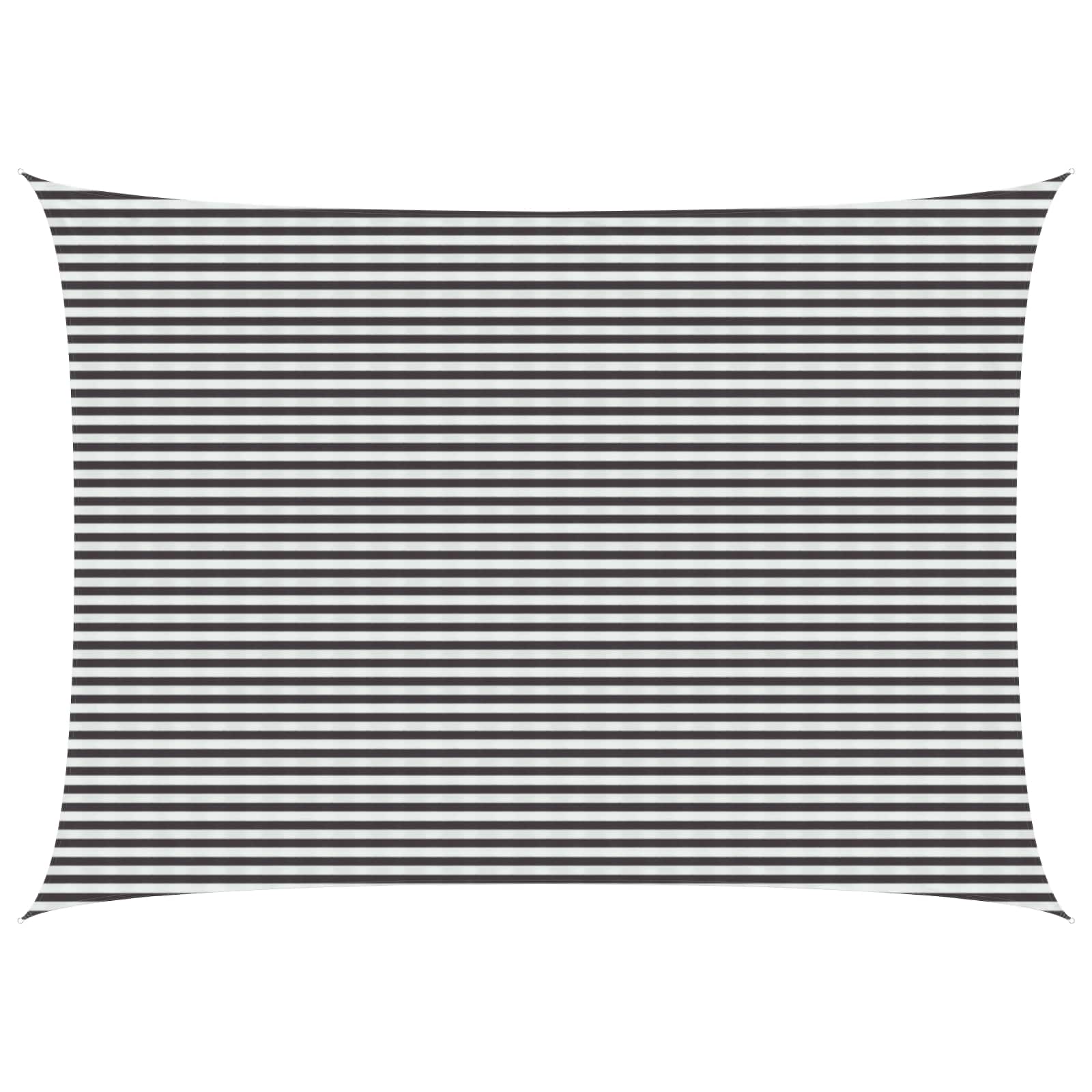 42032779_1.jpg vidaXL Plachta na tienenie Antracitová a biela 5 x 6 m HDPE – Obrázok 1