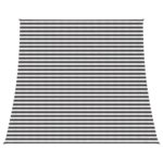 vidaXL Plachta na tienenie Antracitová a biela 4 / 5 x 4 m HDPE
